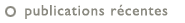 publications r�centes